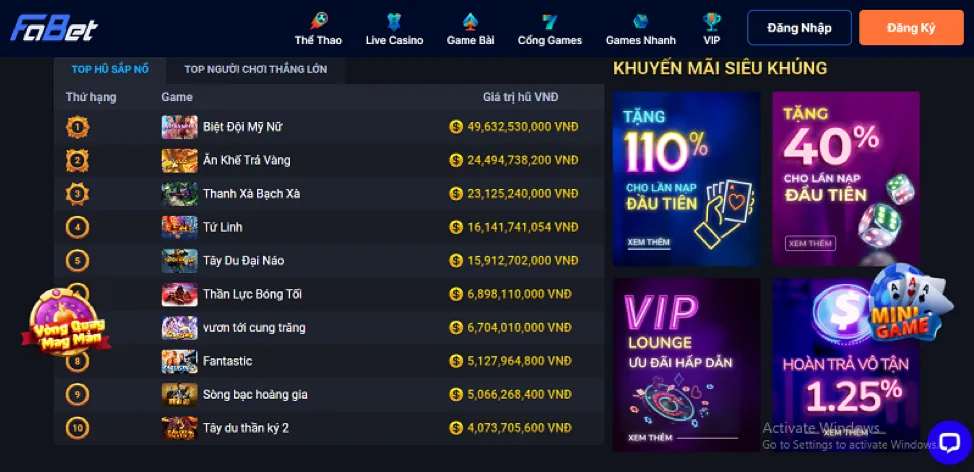 Tính năng nền tảng w678 Casino